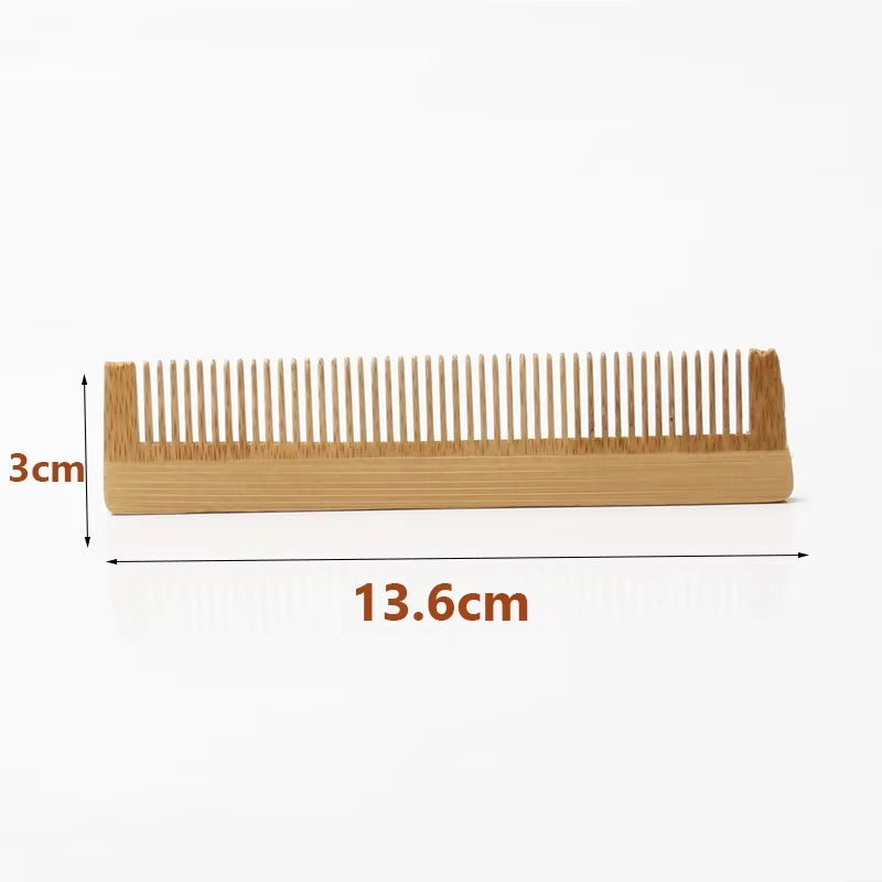 Barberia Wooden Comb Bamboo Massage Hair Combs Natural Anti-Static Brushes Hair Care Barber Shop Styling Tools&Accessories