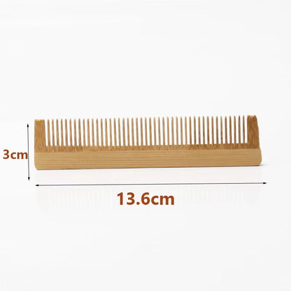 Barberia Wooden Comb Bamboo Massage Hair Combs Natural Anti-Static Brushes Hair Care Barber Shop Styling Tools&Accessories