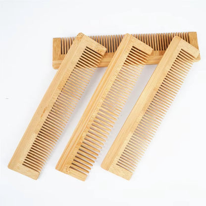 Barberia Wooden Comb Bamboo Massage Hair Combs Natural Anti-Static Brushes Hair Care Barber Shop Styling Tools&Accessories