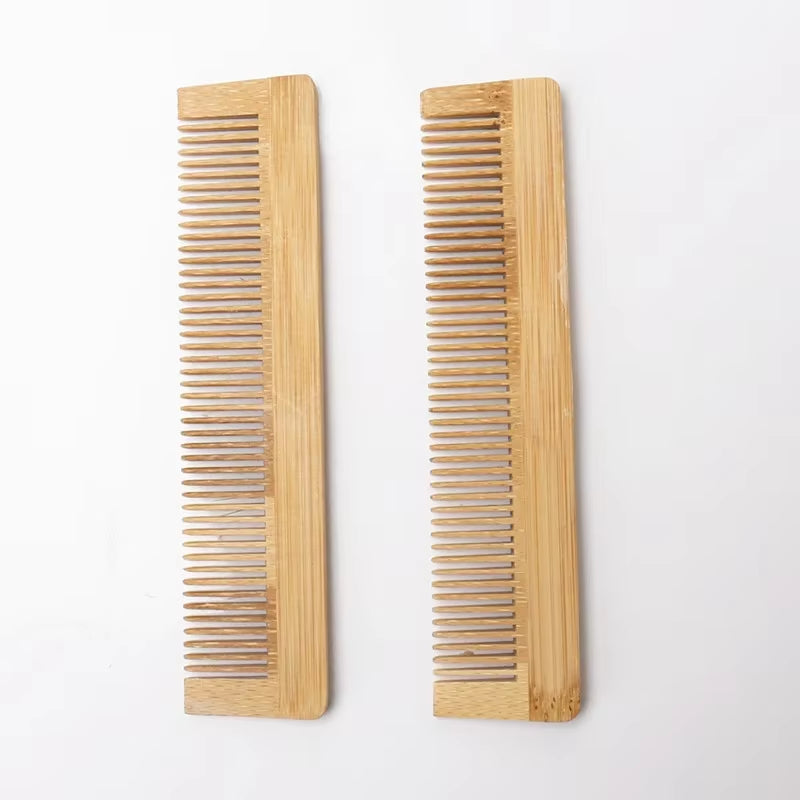 Barberia Wooden Comb Bamboo Massage Hair Combs Natural Anti-Static Brushes Hair Care Barber Shop Styling Tools&Accessories