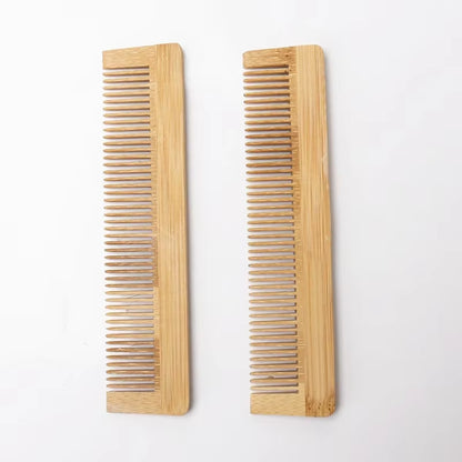 Barberia Wooden Comb Bamboo Massage Hair Combs Natural Anti-Static Brushes Hair Care Barber Shop Styling Tools&Accessories